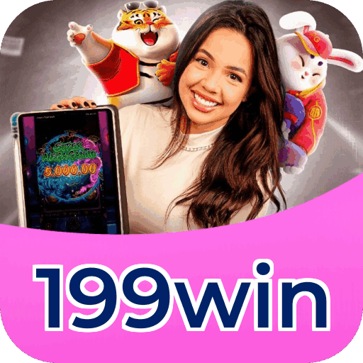 Interface do aplicativo 199win mostrando jogos disponíveis no iOS e Android